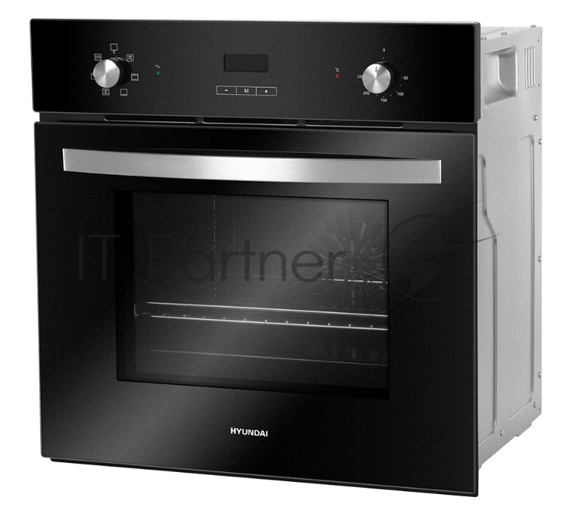 Духовой шкаф Электрический Hyundai HEO 6642 BG черный