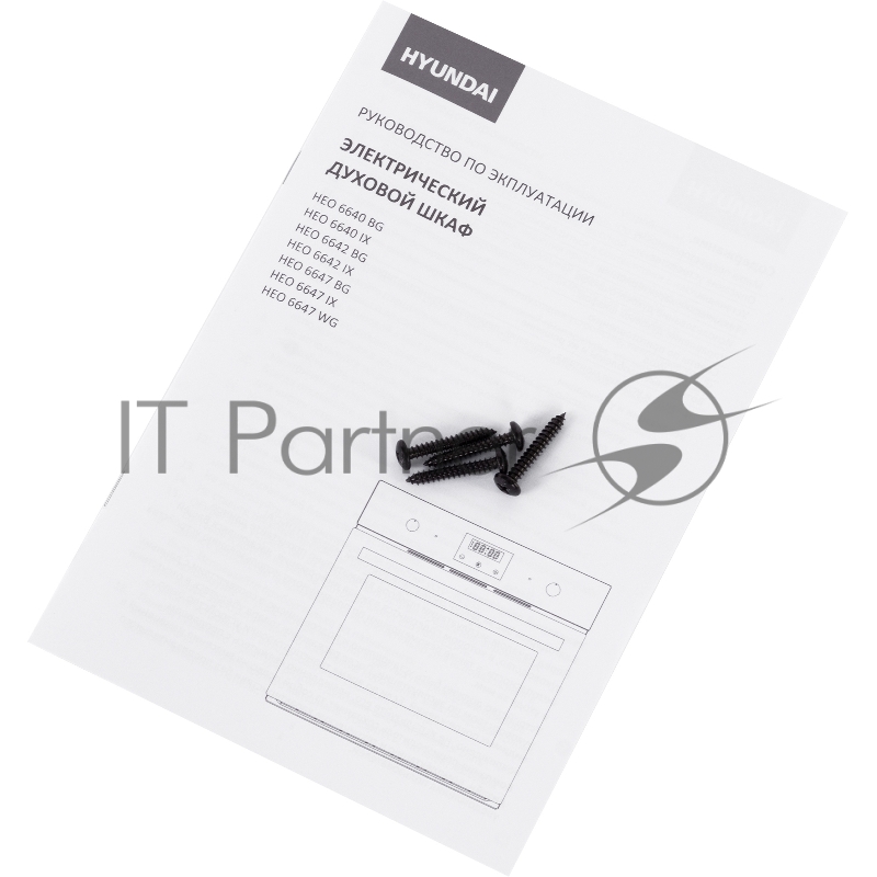 Духовой шкаф Электрический Hyundai HEO 6642 IX серебристый