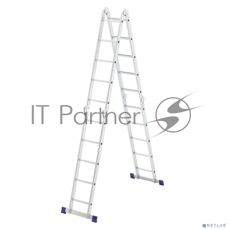 Лестница шарнирная алюминиевая СИБРТЕХ 4х5, 97883