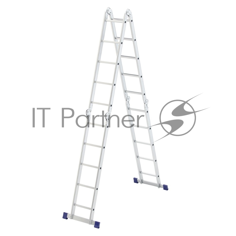 Лестница шарнирная алюминиевая СИБРТЕХ 4х5, 97883