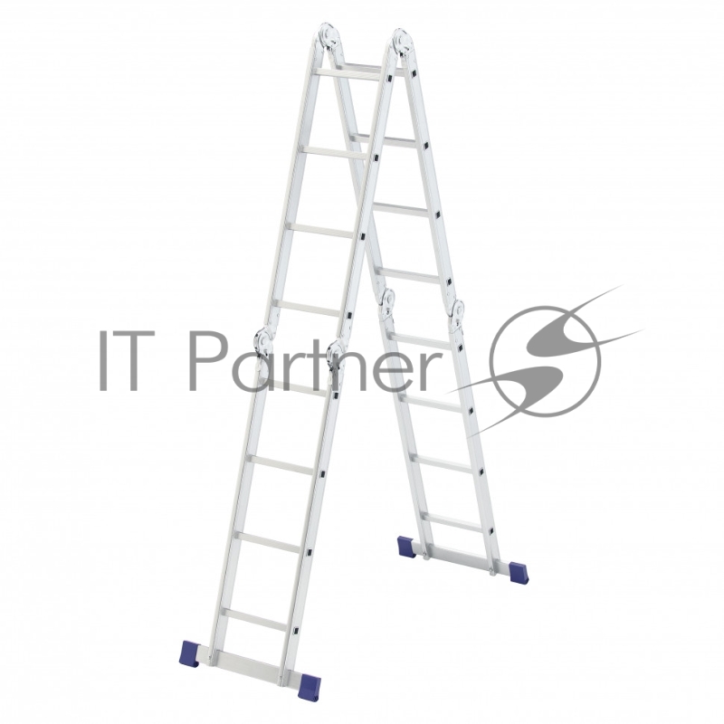 Лестница шарнирная алюминиевая СИБРТЕХ , 4х4, 97882