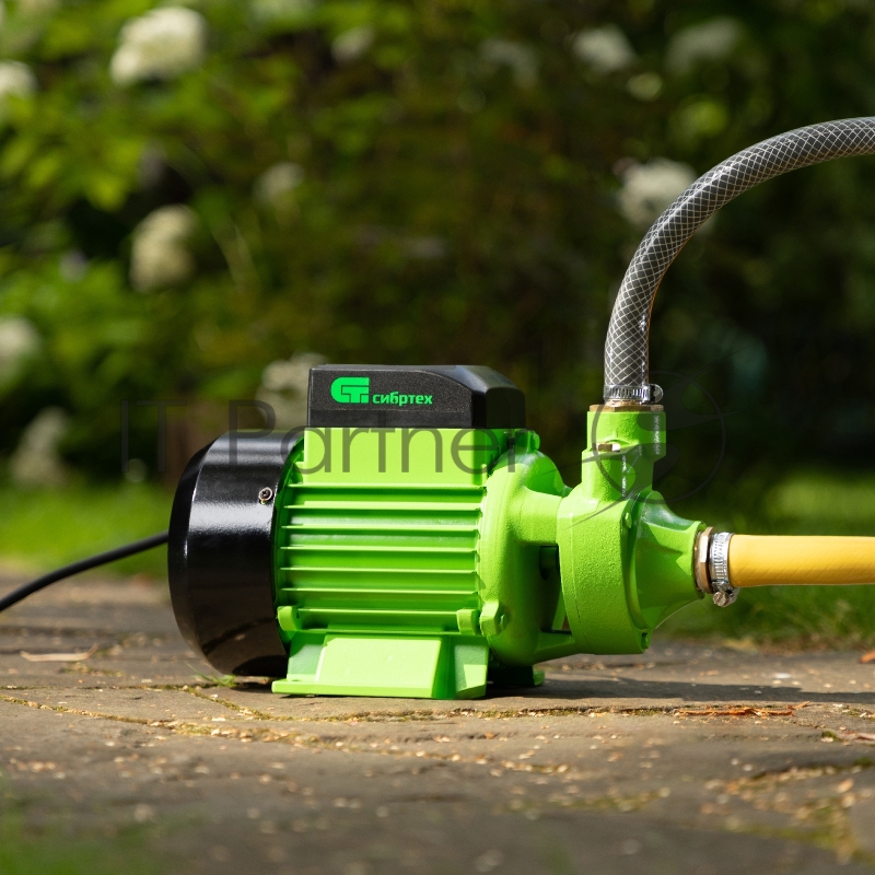 Садовый поверхностный насос СИБРТЕХ СПН700-Ч 700 Вт напор 50 м 3000 л/ч чугун 97243