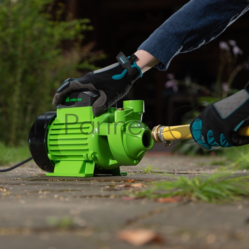 Садовый поверхностный насос СИБРТЕХ СПН700-Ч 700 Вт напор 50 м 3000 л/ч чугун 97243