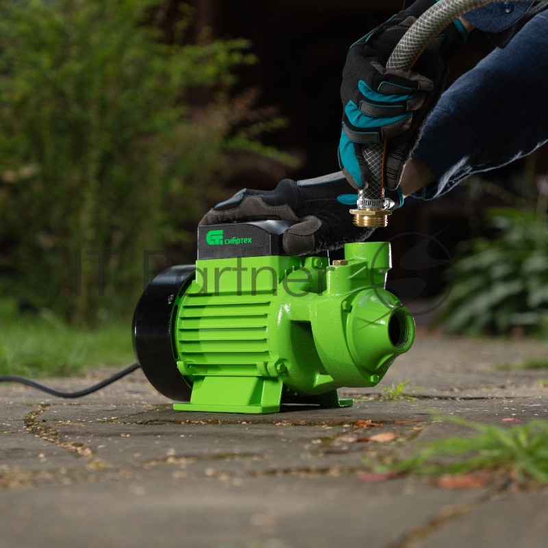 Садовый поверхностный насос СИБРТЕХ СПН700-Ч 700 Вт напор 50 м 3000 л/ч чугун 97243