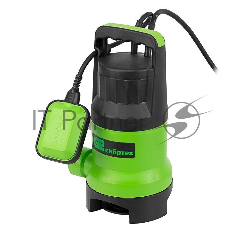 Дренажный насос СИБРТЕХ для грязной воды СДН800-35 800 Вт напор 9 м 13500 л/ч 97265