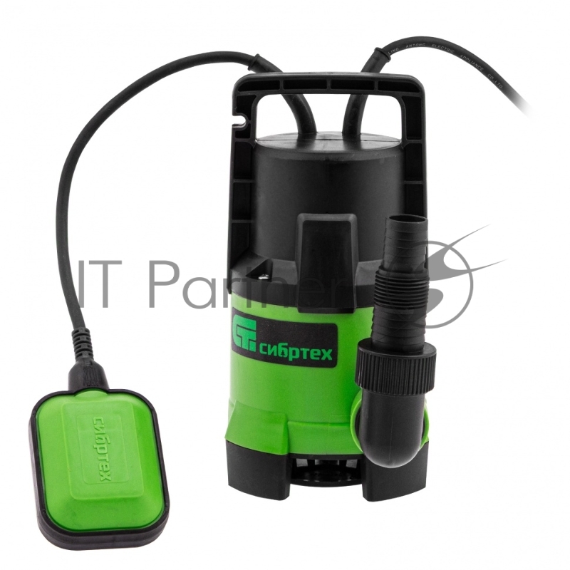 Дренажный насос СИБРТЕХ для грязной воды СДН450-35, 450 Вт, напор 5,5 м, 8000 л/ч 97263