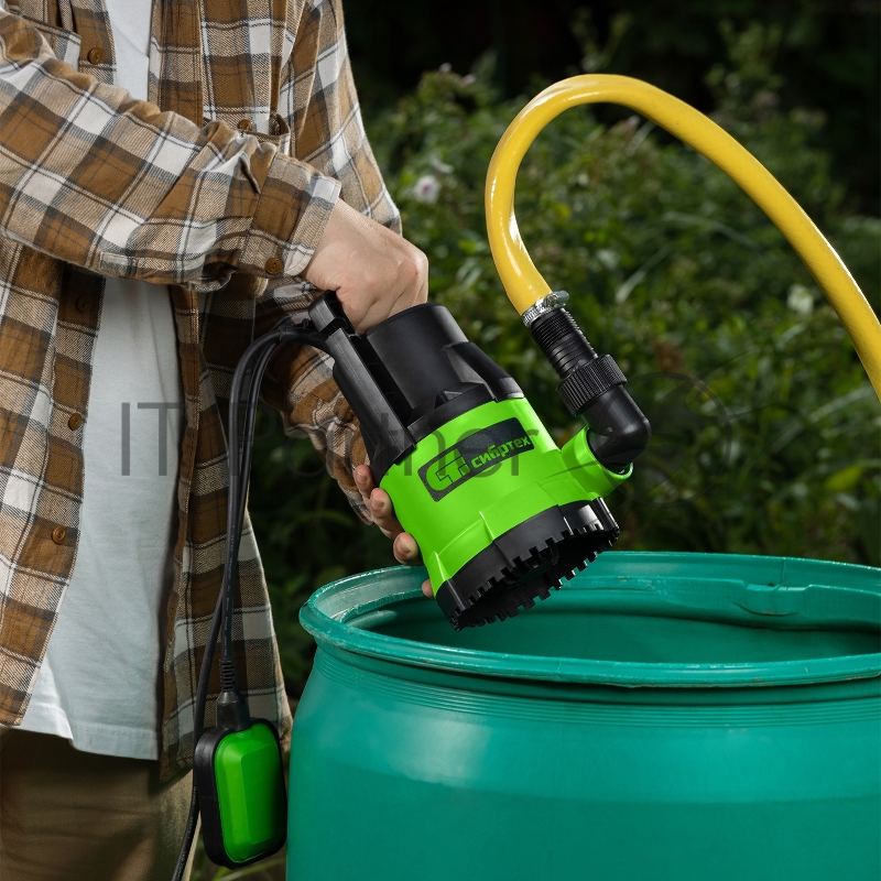 Дренажный насос СИБРТЕХ для чистой воды СДН500-5 500 Вт напор 8 м 8000 л/ч 97262