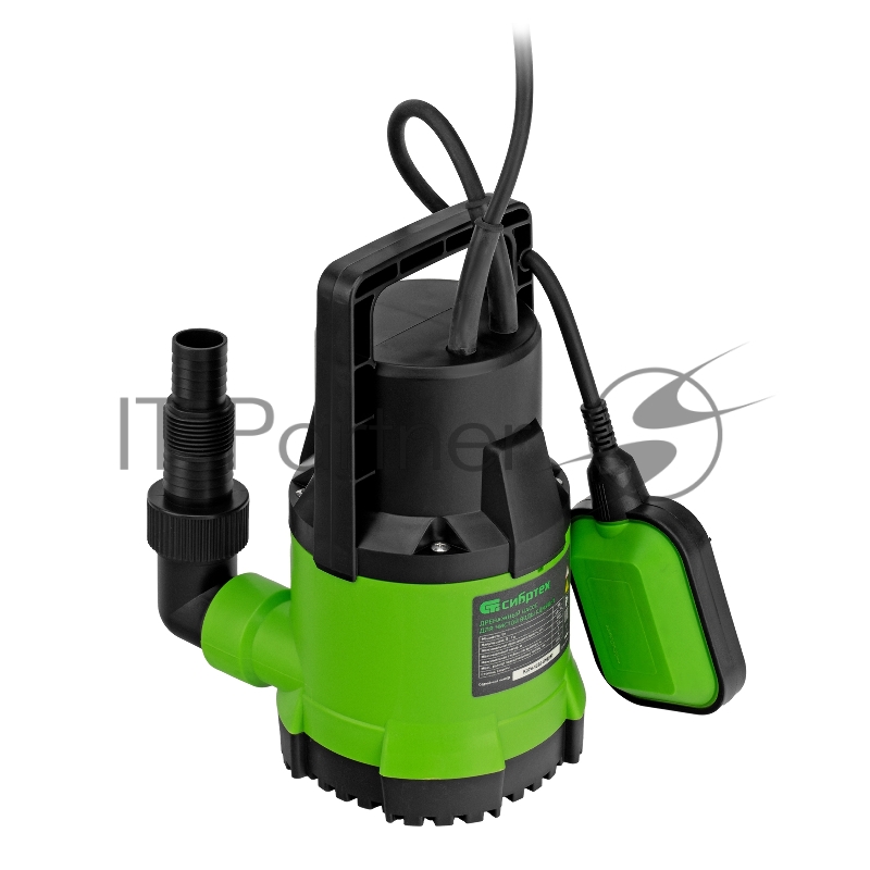 Дренажный насос СИБРТЕХ для чистой воды СДН300-5 300 Вт напор 65м 6500 л/ч 97261