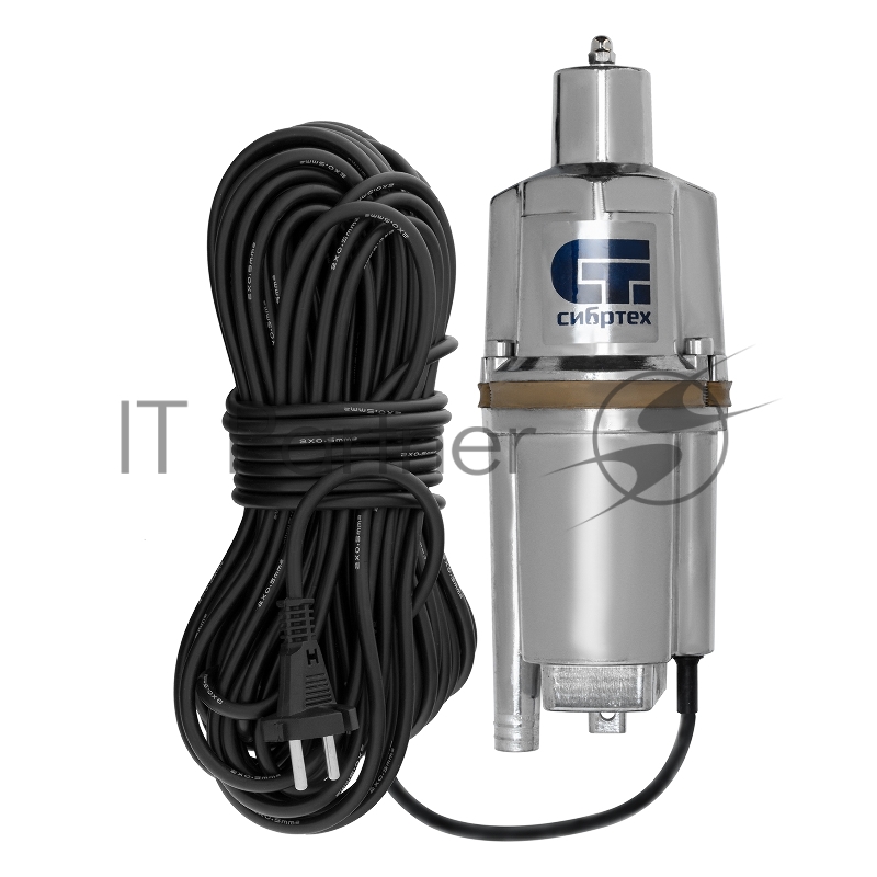 Вибрационный СИБРТЕХ насос СВН300Н-15 нижний забор 300 Вт напор 75 м 1200 л/ч кабель 15 м 99306