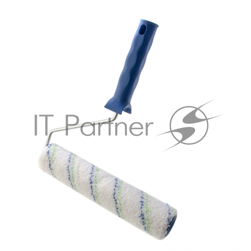 Валик Сибртех Водные краски, 250 мм, ворс 12мм, D - 36 мм, D ручки - 6 мм, полиэстер 80193