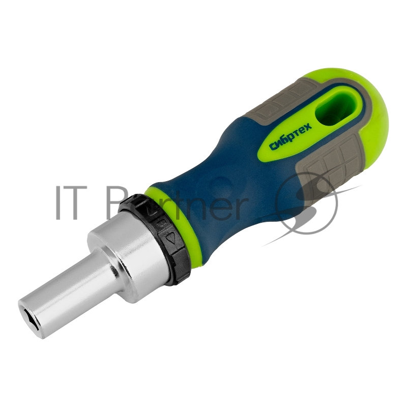 Отвертки СИБРТЕХ реверсивные с набором бит и торцевыми головками, 41 шт 13338