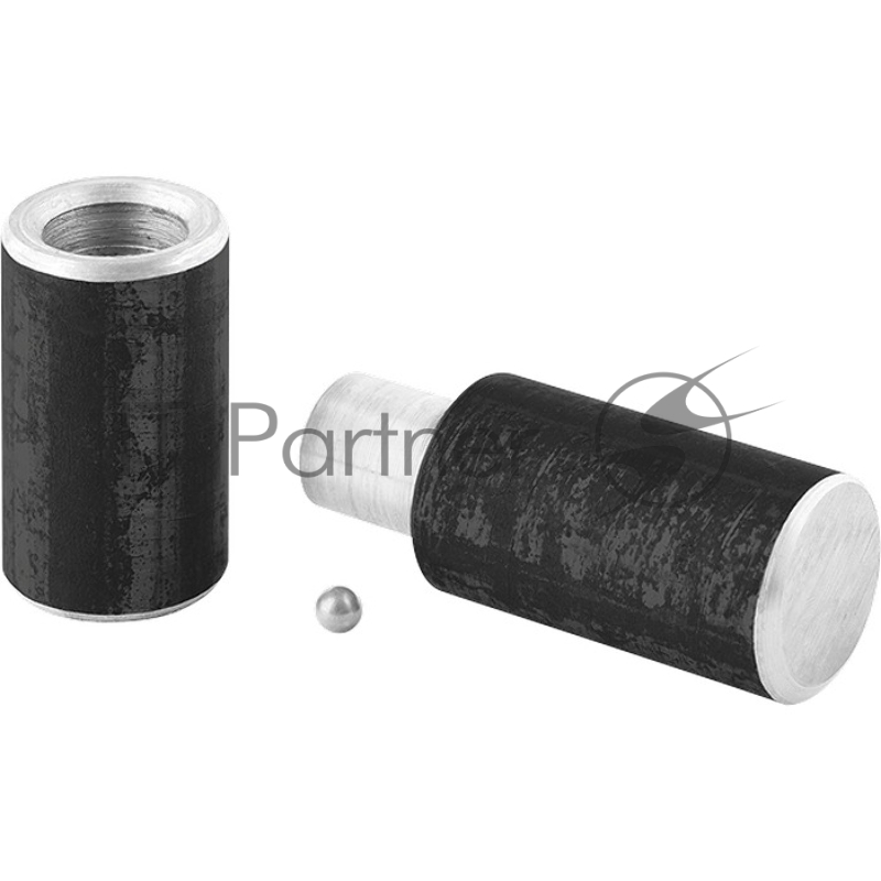 Петля СИБРТЕХ гаражная с шаром d 28*120мм,4 шт. Р 92008