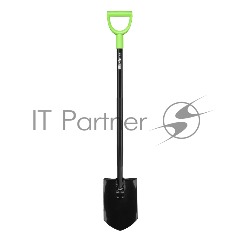 Лопата СИБРТЕХ штыковая, металлический черенок, 61611