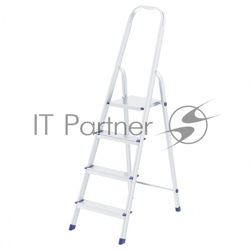 Стремянка СИБРТЕХ 97714 4 ступени алюминиевая