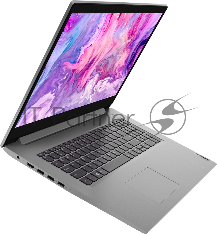 Ноутбук Lenovo IP3 17ADA05 17.3 HD+, AMD Athlon 3150U, 4Gb, 128Gb SSD, no ODD, Win10, серый (81W20091RU)
