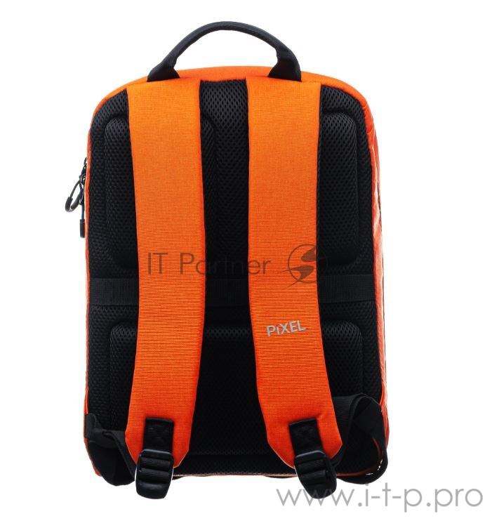Рюкзак PIXEL PLUS Orange оранжевый (LED-экран 25*25 px, 16,5 млн цветов, 16 л., полиэстер)