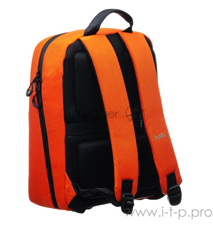 Рюкзак PIXEL PLUS Orange оранжевый (LED-экран 25*25 px, 16,5 млн цветов, 16 л., полиэстер)