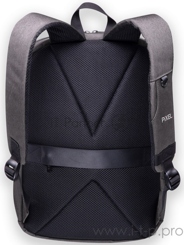 Рюкзак PIXEL MAX Silver светло-серый (LED-экран 25*25 px, 16,5 млн цветов, 20 л., полиэстер)