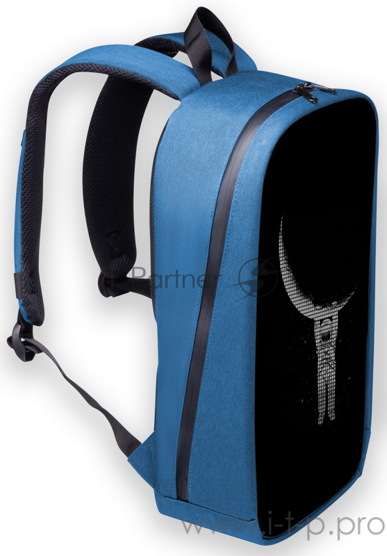 Рюкзак PIXEL MAX Indigo синий (LED-экран 25*25 px, 16,5 млн цветов, 20 л., полиэстер)