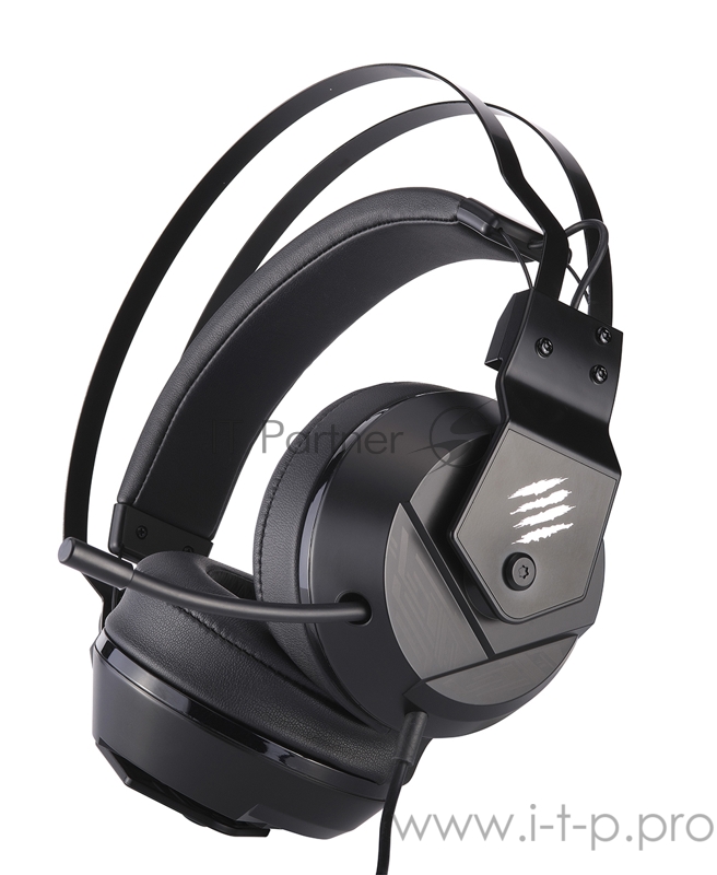 Mad Catz F.R.E.Q. 2 Игровые наушники чёрные (USB, 40 мм неодимовые магниты, 32 Ом, 20 ~ 20000 Гц, микрофон)