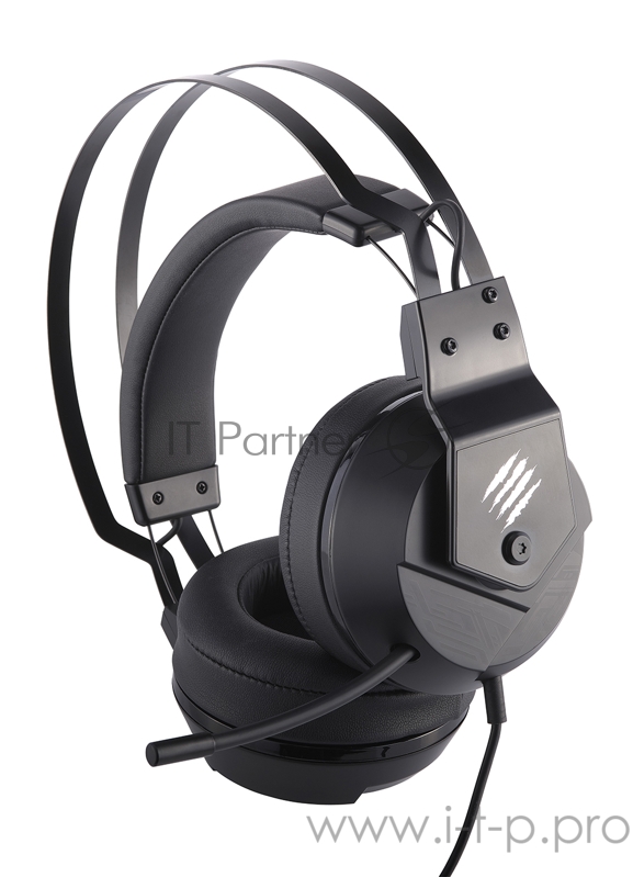 Mad Catz F.R.E.Q. 2 Игровые наушники чёрные (USB, 40 мм неодимовые магниты, 32 Ом, 20 ~ 20000 Гц, микрофон)