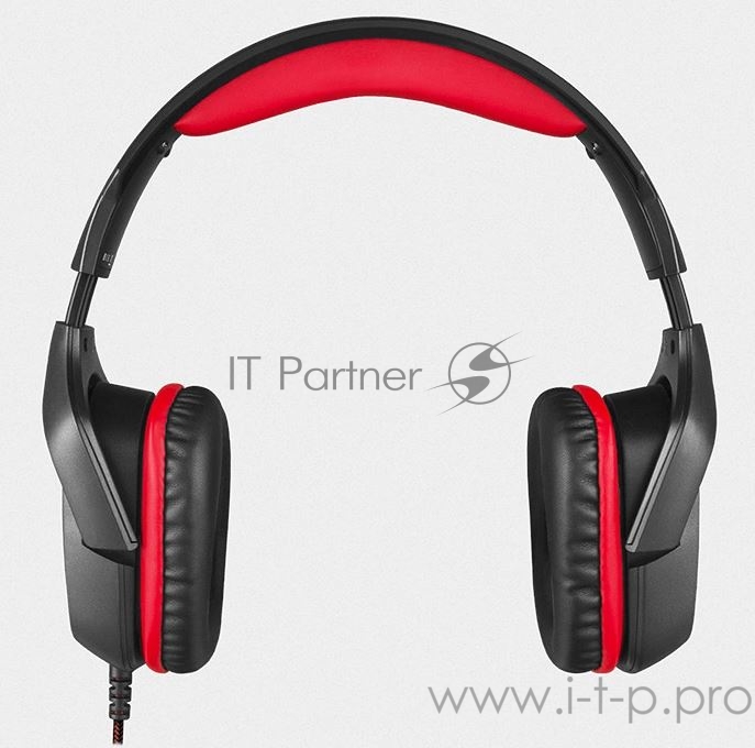 Игровые стереонаушники с микрофоном SVEN AP-G333MV, черный-красный