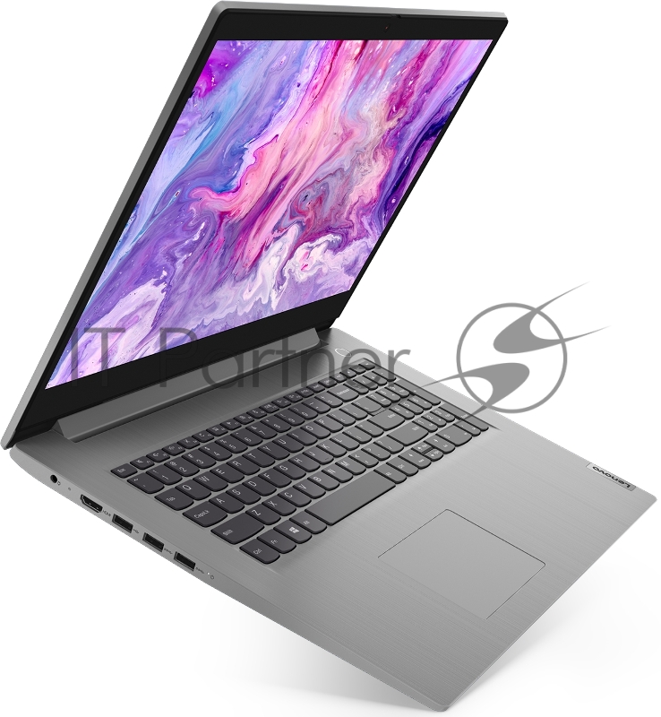 Ноутбук Lenovo IP3 17ADA05 17.3 HD+, AMD R5-3500U, 8Gb, 256Gb SSD, no ODD, no OS, серый (81W20095RK)