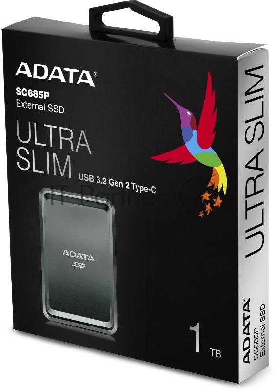 Накопитель SSD A-Data USB Type-C 1000Gb ASC685P-1TU32G2-CTI SC685P 1.8