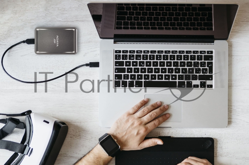 Накопитель SSD A-Data USB Type-C 1000Gb ASC685P-1TU32G2-CTI SC685P 1.8