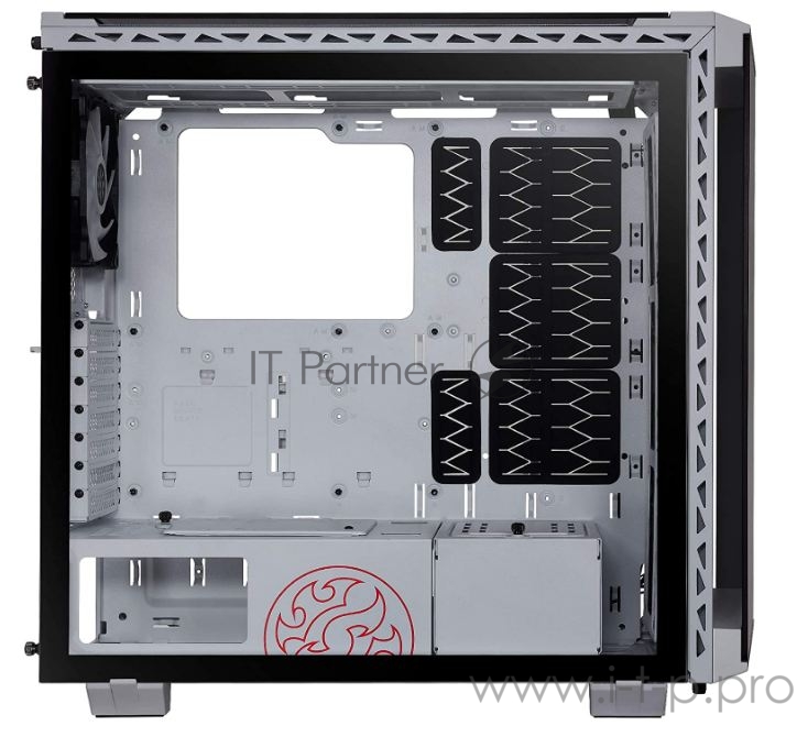 Компьютерный корпус XPG BATTLECRUISER-BLACKCOLOR BOXWORLDWIDE (ATX, 4 RGB вентилятора 120мм, стеклянная боковая панель, черный)