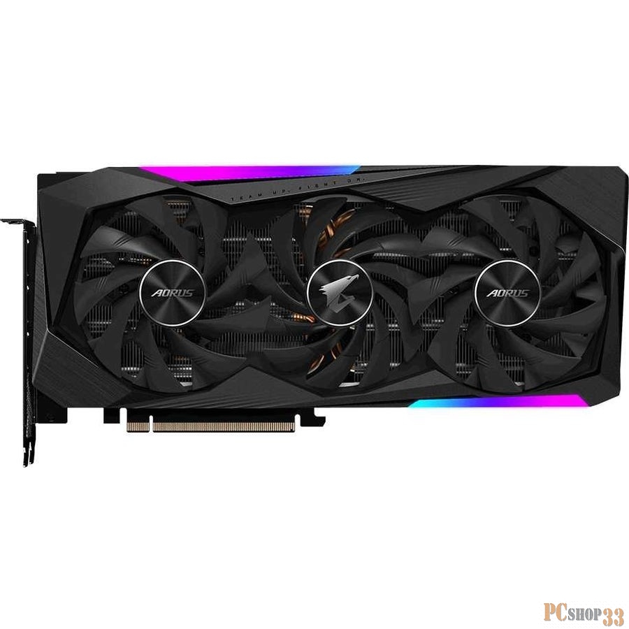 Видеокарта Gigabyte PCI-E nVidia GeForce RTX 3070 8Gb AORUS MASTER LHR RTL (GV-N3070AORUS M-8GD 2.0)