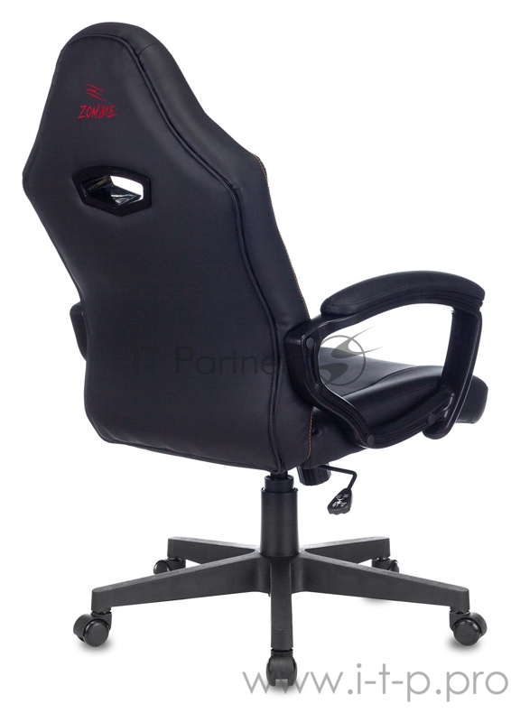 Кресло игровое Zombie HERO JOKER черный/фиолетовый искусственная кожа с подголов. крестовина пластик