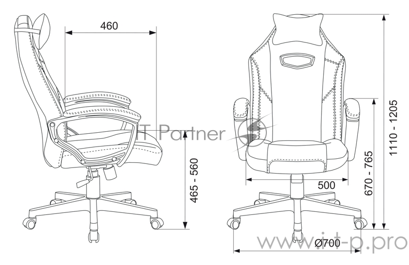 Кресло игровое Zombie HERO JOKER черный/фиолетовый искусственная кожа с подголов. крестовина пластик