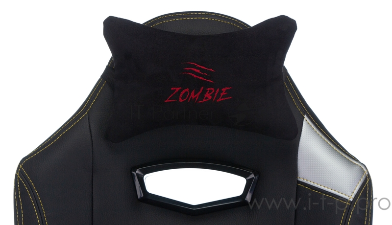 Кресло игровое Zombie HERO JOKER черный/фиолетовый искусственная кожа с подголов. крестовина пластик