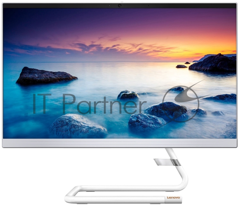 Моноблок Lenovo IdeaCentre A340-24IWL AIO 23.8(1920x1080 IPS)/Intel Core i3 10110U(2.1Ghz)/4096Mb/256SSDGb UHD Graphics 620/BT/WiFi/war 1y/5.87kg/white/DOS + Keyboard, mouse USB