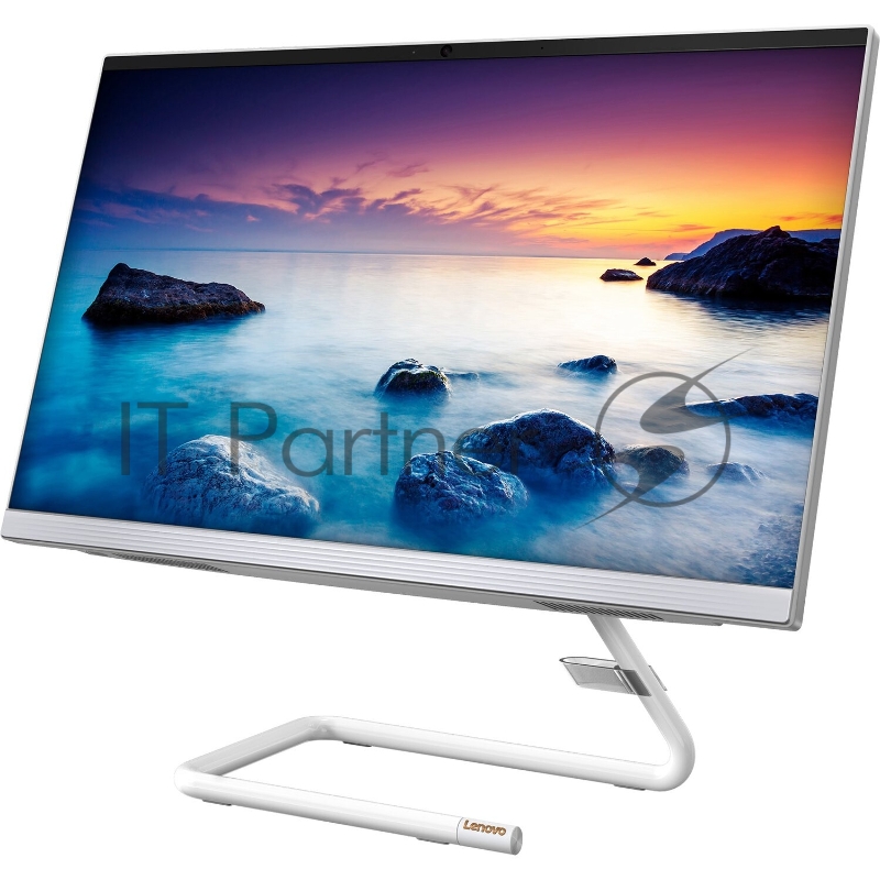 Моноблок Lenovo IdeaCentre A340-24IWL AIO 23.8(1920x1080 IPS)/Intel Core i3 10110U(2.1Ghz)/4096Mb/256SSDGb UHD Graphics 620/BT/WiFi/war 1y/5.87kg/white/DOS + Keyboard, mouse USB