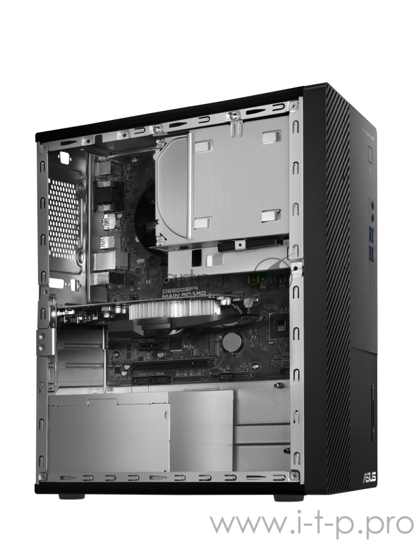 Компьютер ASUS D500MA-310100143R Intel Core i3 10100(3.6Ghz)/8192Mb/1000Gb/no HD/war 1y/6kg/black/W10Pro