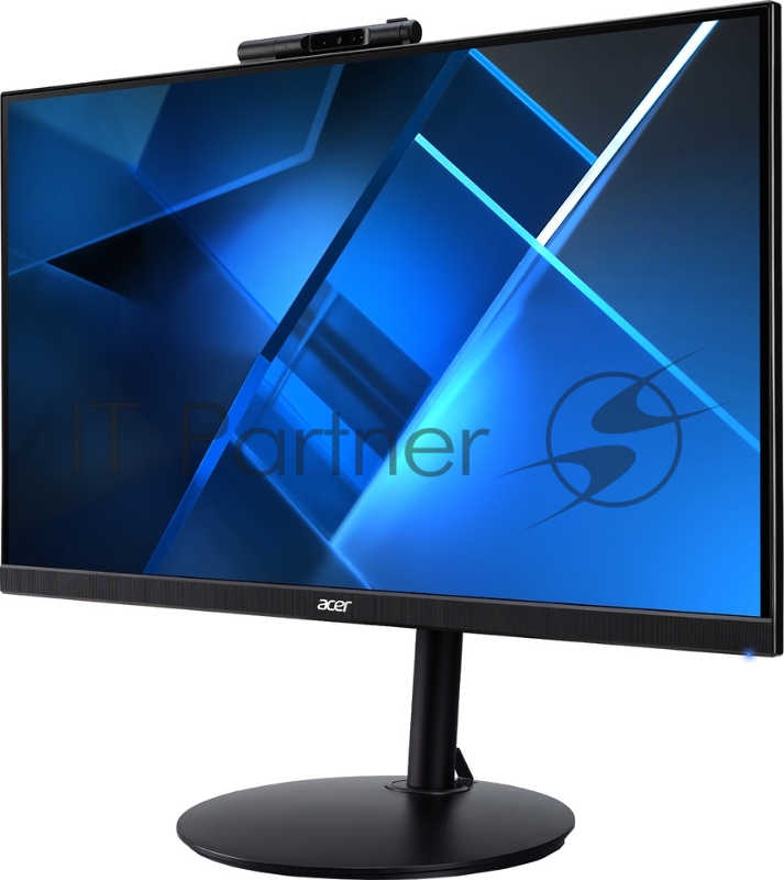 Монитор 23,8 ACER (Ent.) CB242YDbmiprcx IPS, 1920x1080, 75Hz, 178°/178°, 1 ms, 250nits, VGA + HDMI + DP + Webcam + Audio In/Out + Колонки 2Wx2, FreeSync, HAdj 120mm, Black Matt