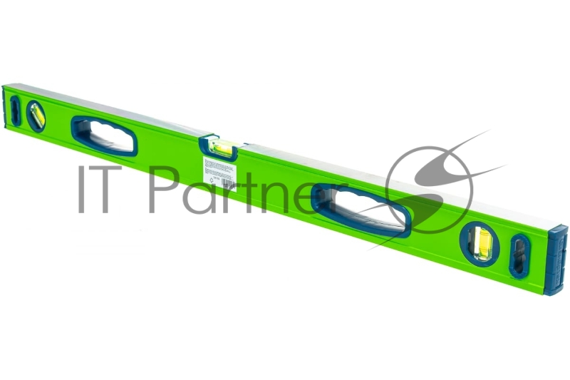 Уровень СИБРТЕХ алюминиевый УСМ-0,5-800, фрезерованный, 3 глазка, магнитный, рукоятки, 800 мм 34116