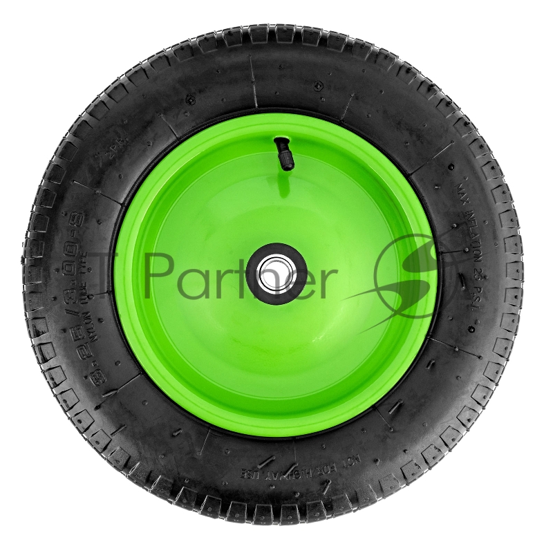 Колесо пневматическое СИБРТЕХ 3.25/3-8, длина оси 90мм ,подшипник 16мм // Сибртех 68973