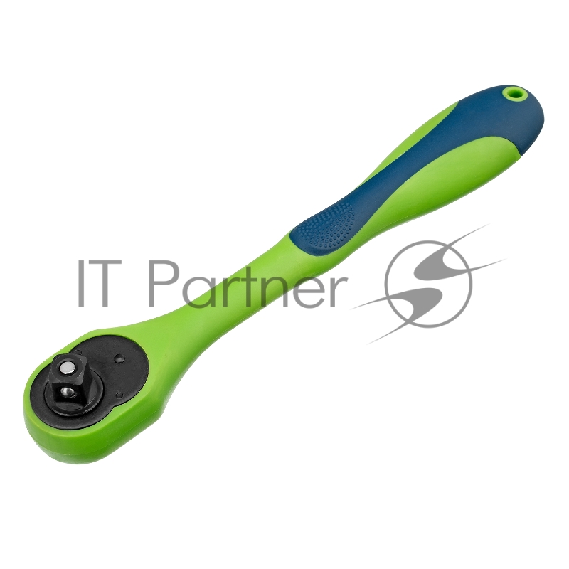 Ключ трещотка СИБРТЕХ двухкомпонентная рукоятка 1/2 14009