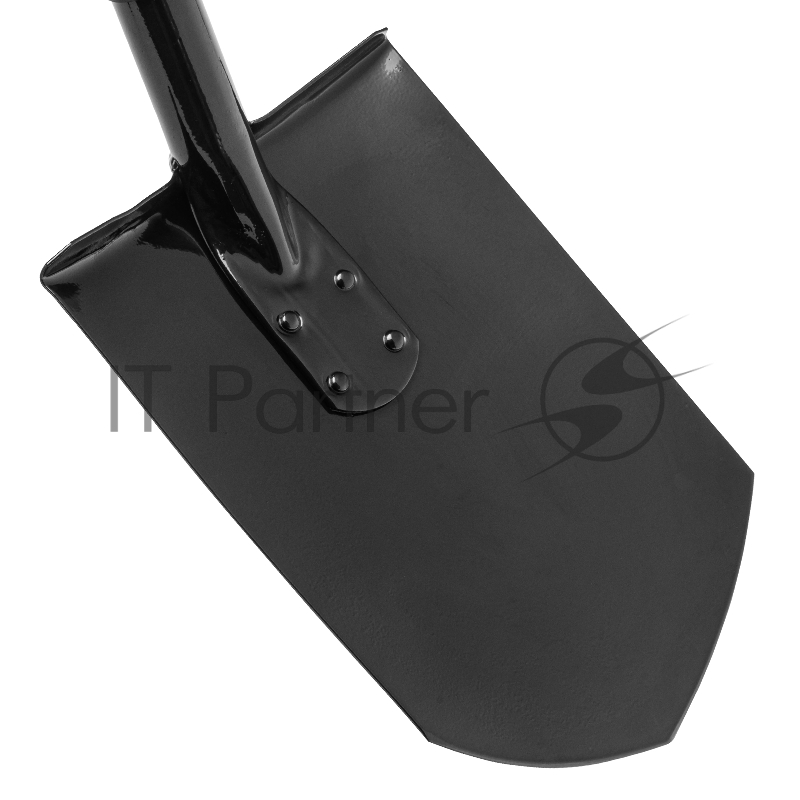 Лопата штыковая СИБРТЕХ укороченная, металлический черенок, 61614