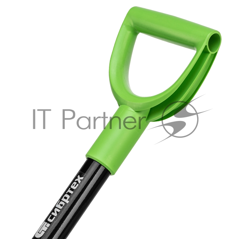 Лопата штыковая СИБРТЕХ укороченная, металлический черенок, 61614