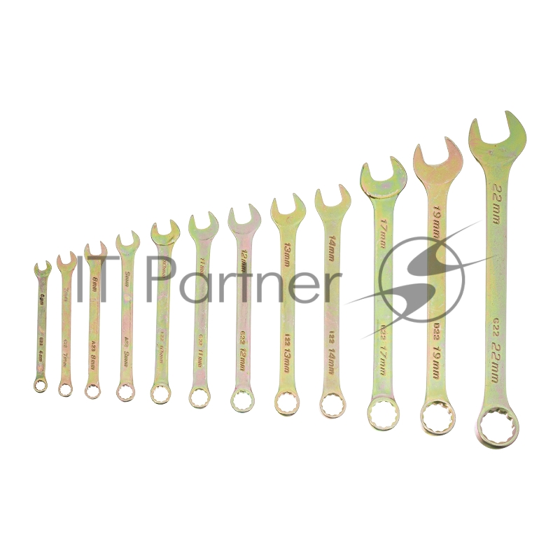 Набор ключей СИБРТЕХ комбинированных 6-22 мм. 12 шт., // СИБРТЕХ 15439