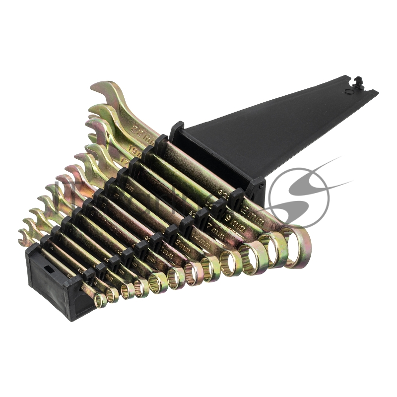 Набор ключей СИБРТЕХ комбинированных 6-22 мм. 12 шт., // СИБРТЕХ 15439