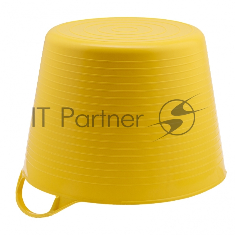 Ведро гибкое СИБРТЕХ сверхпрочное 40л, желтое // СИБРТЕХ 67507