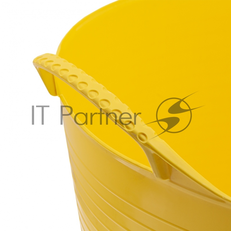 Ведро гибкое СИБРТЕХ сверхпрочное 40л, желтое // СИБРТЕХ 67507