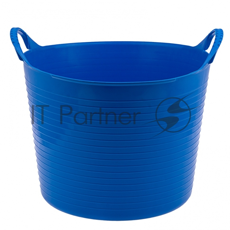 Ведро гибкое СИБРТЕХ сверхпрочное 40л, синее // СИБРТЕХ 67508