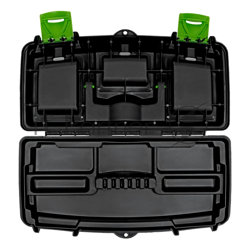 Ящик для инструментов СИБРТЕХ 16”, с органайзерами 90807