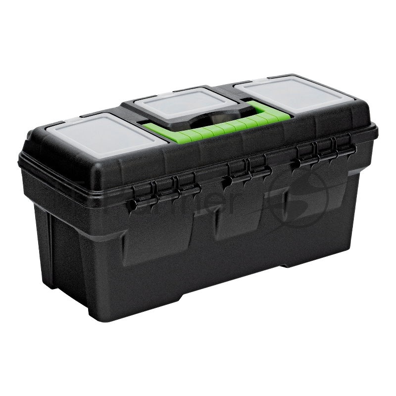 Ящик для инструментов СИБРТЕХ 16”, с органайзерами 90807